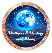 Wellness and Healing with Moon Company Logo by Nguyet Nguyen in  